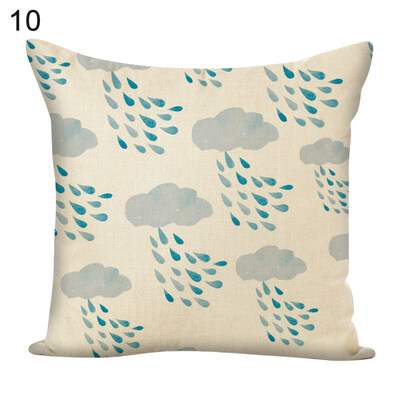 

45x45cm Leaves Square Throw Pillow Case Cushion Cover Home Sofa Bed Car Decor