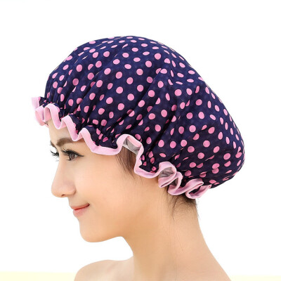 

Siaonvr Women Shower Caps Colorful Bath Shower Hair Cover Adults Waterproof Bathing