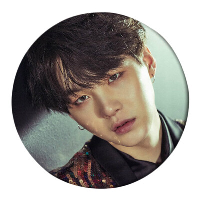 

KPOP BTS Fans Love Yourself Round Badge Brooch Fashion Pin Jewelry JUNGKOOK