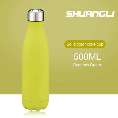 

Water Bottle Stainless Steel 500ml Vacuum Insulated Cup Insulated Water Bottle Rubber Paint Keeps Cold Hot for Long Time