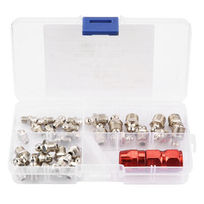 

Greensen Metal Replacement Grease Nipple Fittings Pack Set Mechanical Lubrication Part
