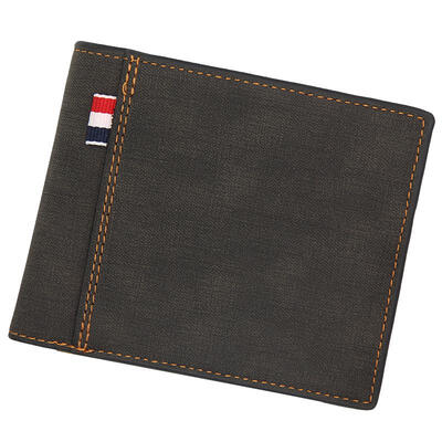 

New Matte Men Wallet Short Retro Tri-bifold Large Capacity Multi-function Fashion Business Wallet Card Purse Mens Wallet