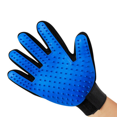 

Pet cat glove for Animal comb cat grooming supply cleaning glove desheding right hand waxing brush finger touch glove