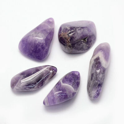 

Natural Amethyst Pendants Nuggets 4662x1835x1026mm Hole 2mm