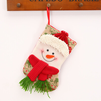

Tailored Christmas Stocking Mini Sock Santa Claus Candy Gift Bag Xmas Tree Hanging Decor
