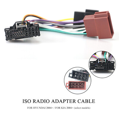 

12-114 ISO Radio Adapter for HYUNDAI for KIA Wiring Harness Connector Lead Loom Cable Plug Adaptor Stereo