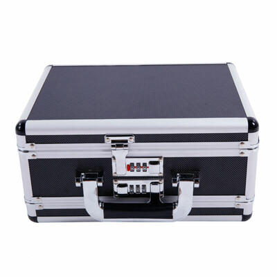 

Double Sided Pistol Handgun Gun Case 2 storage box with Combination lock
