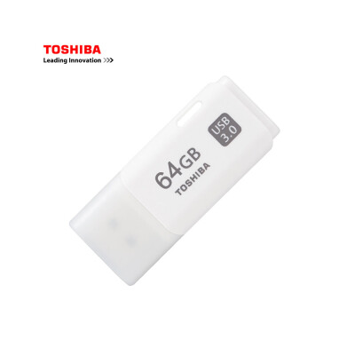 

TOSHIBA 64GB USB30 U Disk U301 USB Flash Disk for LaptopDesktopTVCar White