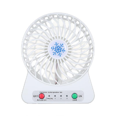 

Portable Handheld Mini Fan with Flash Light USB Rechargeable Table Fan Air Cooler Adjustable 3 Speeds for Home&Travel