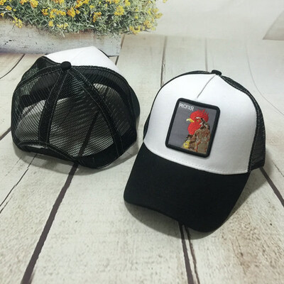 

1Pc Personality Summer Animal Embroidery Hip Hop Couple Baseball Cap New Fashion