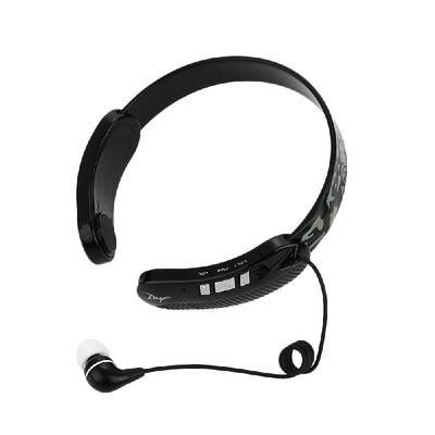 

Andoer Stylish Stereo Bluetooth Throat Mic Headset In-ear Wireless Stereo Bluetooth 40 EDR Gaming & Music Earphone Neck-strap O