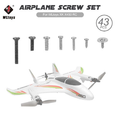 

WLtoys XK X450 RC Airplane Aircraft Helicopter Fixed Wing Screw Set