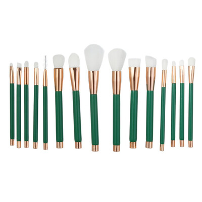 

Toponeto 15PCS Makeup Brushes Powder Foundation Eyeshadow Eyeliner Lip Cosmetic Brush