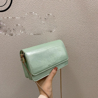 

Tailored Fashion Ladies Fashion Chain Solid Color Versatile Shoulder Bag Messenger Bag