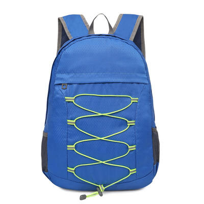 

Outdoor Men Women Backpack Lightweight Packable Backpack Nylon Waterproof Foldable Criss-Cross Rope Travel Shoulder Bags Mochila