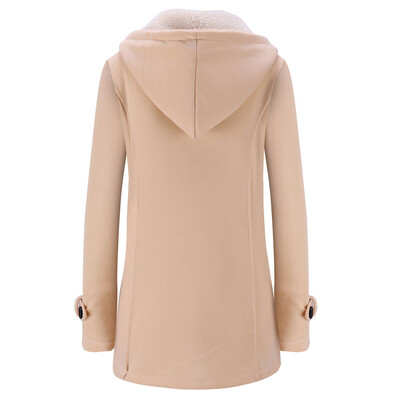 

Toponeto Women Warm Long Sleeve Pullover Blouse Hooded Jacket Coat Long Outerwear AGL