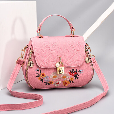 

2019 spring&summer new womens bag handbag Korean version of the simple pillow bag cool tide shoulder bag Messenger bag