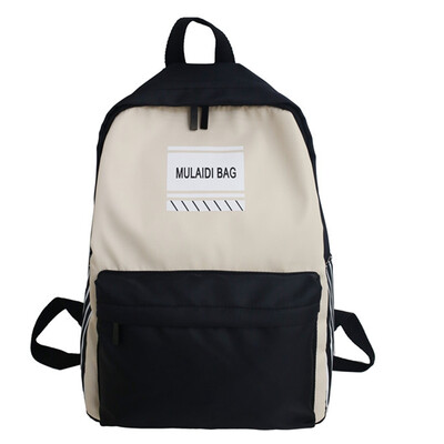 

Ins style schoolbag female Korean version of high school students early tide brand campus simple 100 ancient feeling girl shoulder