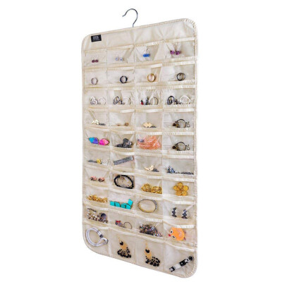 

〖Follure〗80Pockets Clear Hanging Bag Socks Bra Underwear Rack Hanger Storage Organizer