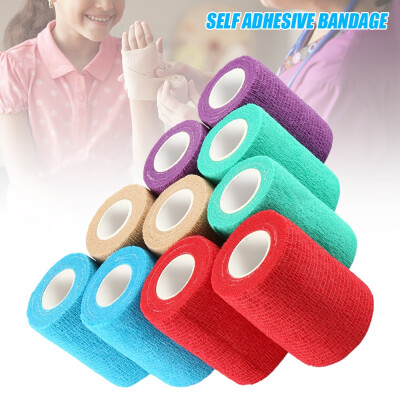 

10pcs x Waterproof Self-Adhesive Cohesive Wrap Bandage Adhesive Self Adhesive Bandage