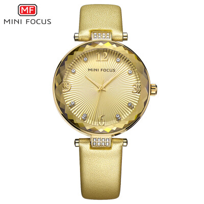 

MINI FOCUS Fox Diamond Female Watch Quartz Watch Elegant Belt Steel Belt Table Spiral Surface