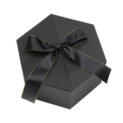

Hexagonal Jewelry Surprise Birthday Anniversary Wedding Party Paper Gift Box