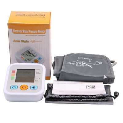 

Health Care Upper Arm Wrist Automatic Electronic Digital Blood Pressure Monitor Sphygmomanometer Heat Rate Monitor Meter
