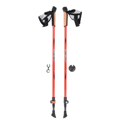 

FLYINGBIRD 1 Pair Adjustable Anti Shock Hiking Walking Trekking Walking Poles Sticks Alpenstock