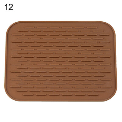 

Kitchen Silicone Heat Resistant Table Mat Non-slip Pot Pan Holder Pad Cushion