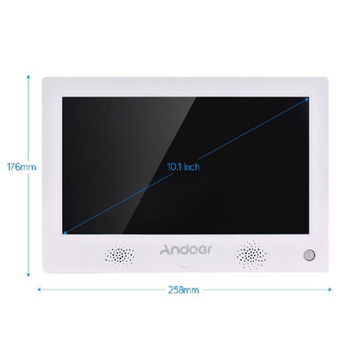 

Andoer 101 Inch Digital Picture Photo Frame LED Screen Digital Photo Album High Resolution 1024600169 Clock HD Video Player w