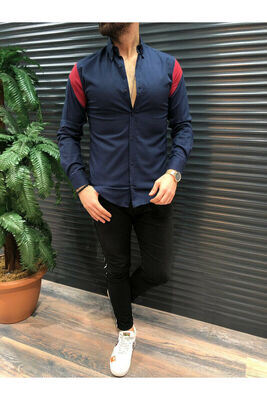 

Luxury Men Slim Fit Dress Shirt Long Sleeve Stylish Formal Casual T-shirt Top