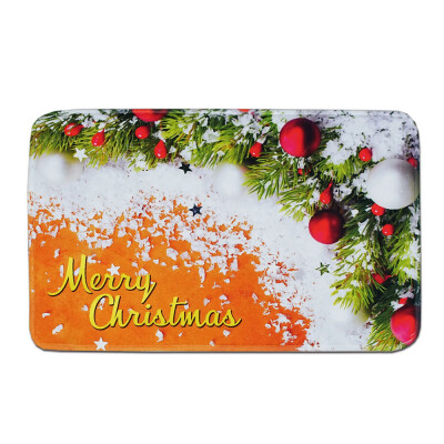 

〖Follure〗Christmas Floor Entrance Door Bathroom Mat Indoor Bathtub Carpet Doormats Decor