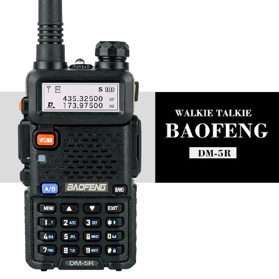 

BAOFENG DM-5R Radio Walkie-talkie Dual Band Transceiver VHF UHF 136-174400-480MHz Two Way Radio Walkie-talkie