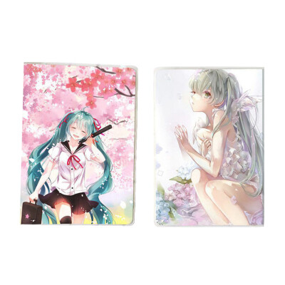 

Hatsune Miku Anime Series Notebook Creative Portable Hardcover Version 128 Pages Notebook School Supplies