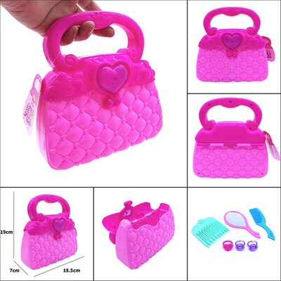 

YIWULAPrincess Girls Pretend Play Toy Deluxe Kawaii Handbag Toy Kids Educational Toy