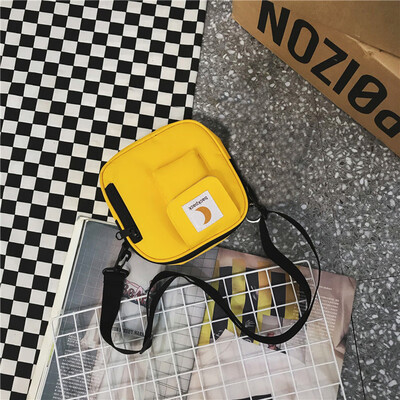 

Broadband oblique Bag Lady Baitao ins small bag Korean version of Japanese Menchao brand Street hip-hop one-shoulder bag jumping D