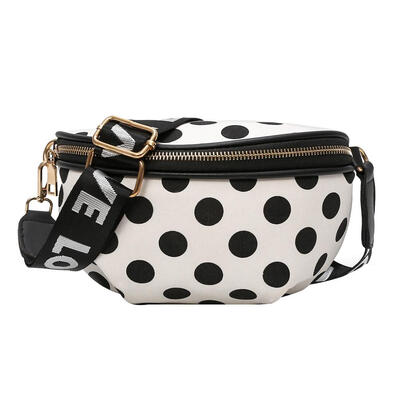 

Casual Women Nylon Shoulder Bags Dots Crossbody Belt Fanny Chest Waist Pack