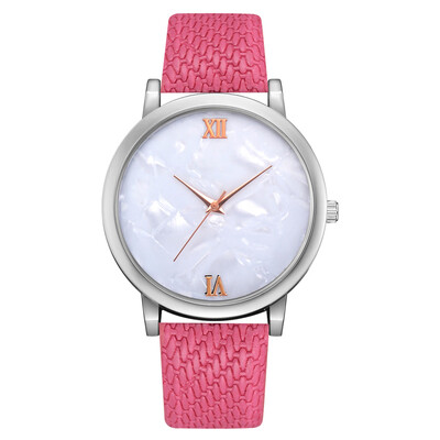 

Quartz watch Korean version of casual temperament female student quartz watch woven pattern belt watch