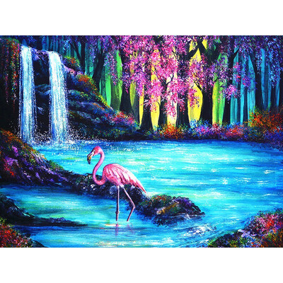 

5D DIY Embroidery Sale Animal Flamingo Diamond Painting Full Square Rhinestone Picture Diamond Mosaic Home Decor Gift