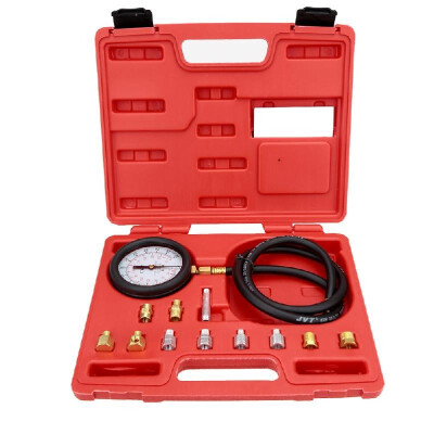 

Wave Box Pressure Meter Oil Pressure Tester Gauge Test Kit Garage Tool