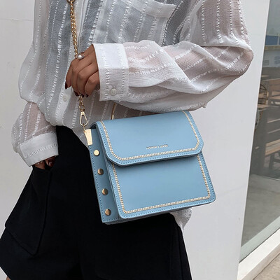 

Foreign gas chain small bag female bag 2019 new fashion shoulder bag summer small fresh wild ins messenger bag