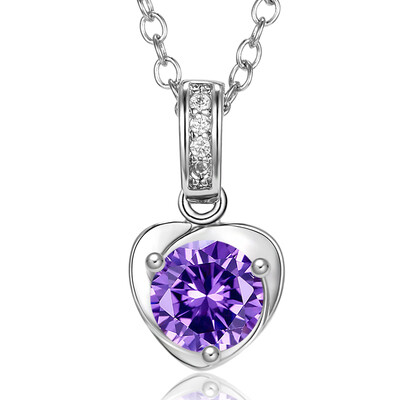 

Silver Color Necklace Waterdrop CZ crystal Zircon Stone Pendant Necklace Jewelry Women Bridal Wedding Collare Necklaces 47cm