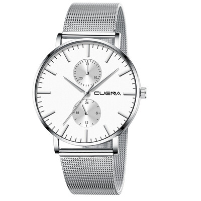 

Gobestart Women Quartz Date Watches Luxury Brand Stainless Steel Strap Mens Wrist Watch