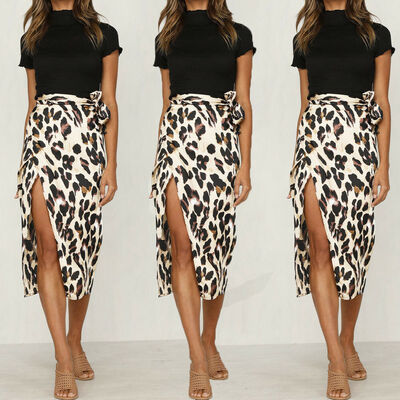 

Womens Lace Up High Waist Gothic Asymmetric Long Skirt Flared Dress Skirt Ladies