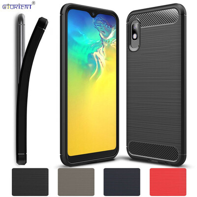 

Bumper Armor Case Samsung Galaxy A10E A10 E Soft TPU Phone Cover Samsung A10E Brushed Pone Case