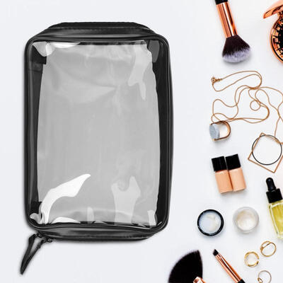 

Greensen Transparent Portable Cosmetic Bag Waterproof Makeup Organizer Travel Wash Bag Storage Pouch