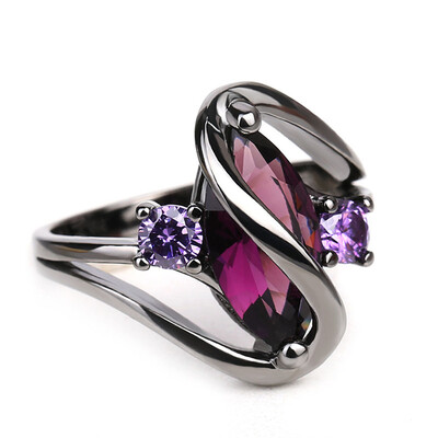 

Fashion Shiny Rings Women Jewelry Different Occasion Charm Horse Eye Ring