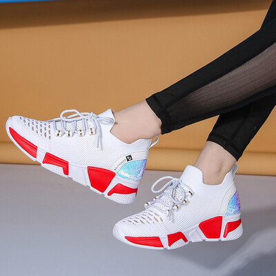 

YAGEYAN summer new style ghost dance shoes soft bottom mesh dance shoes 4242