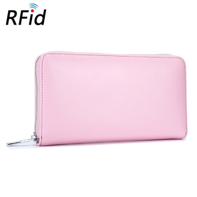 

Tailored Fashion Women RFID Leather Wallet Zipper Coin Purse Card Holder Handbags Pockets