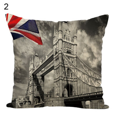 

Taj MahalBig BenTower Bridge Throw Pillow Case Cushion Cover Sofa Bed Decor